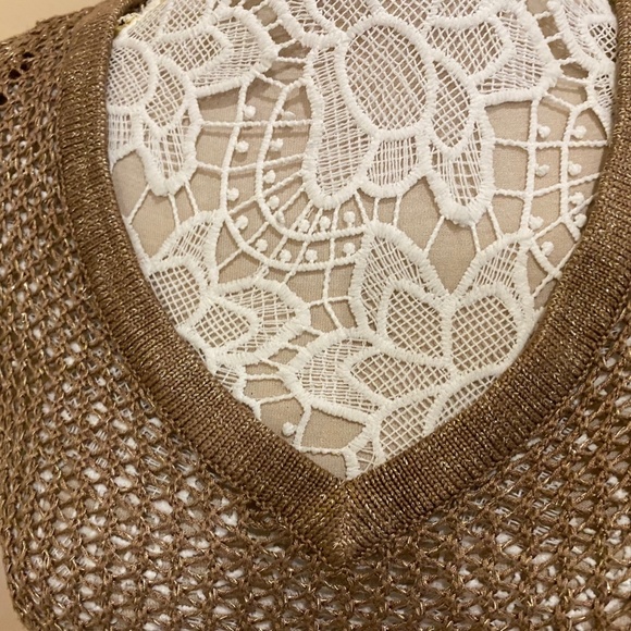 MNG by Mango netted sweater dress - Size XS - Picture 2 of 5